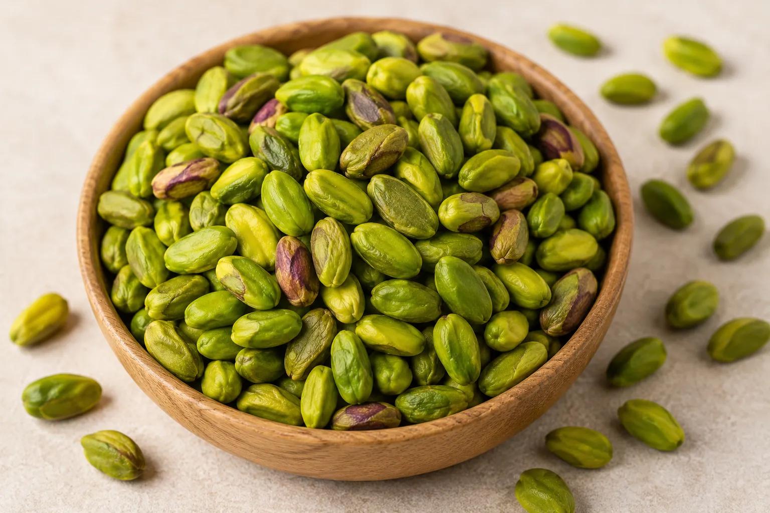 لب الفستق الأخضر الكامل من بناني بجودة تصديرية